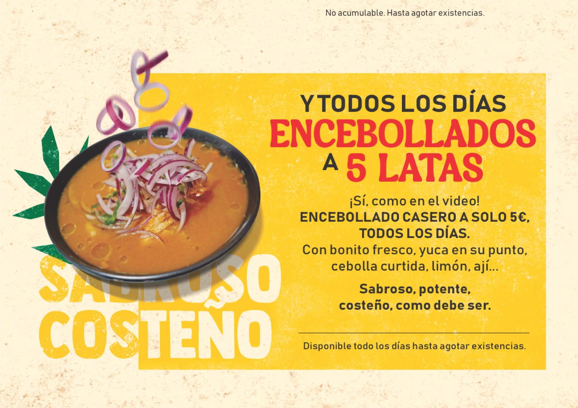 encebollado a 5 latas la toquilla