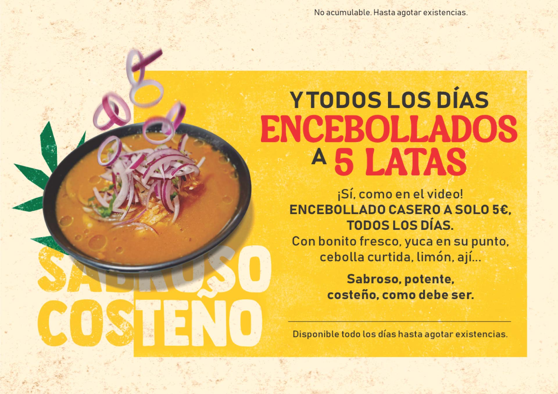 encebollado a 5 latas la toquilla