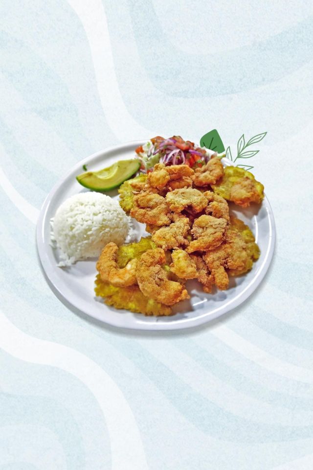 camarones reventados ecuatoriano
