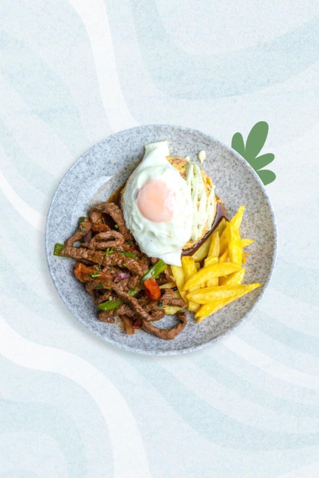 moro con lomito salteado