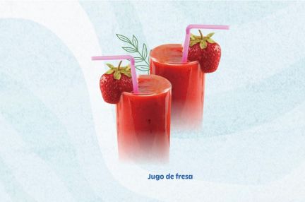 jugo tropical de frutilla ecuatoriano